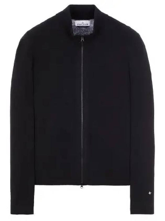 Stellina Knit Zip-Up Cardigan Black - STONE ISLAND - BALAAN 2