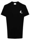 Logo Print Cotton Short Sleeve T-Shirt Black - ISABEL MARANT - BALAAN 2