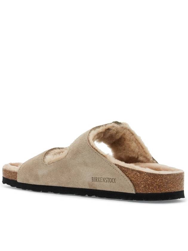 narrow fit arizona shearling slides - BIRKENSTOCK - BALAAN 3