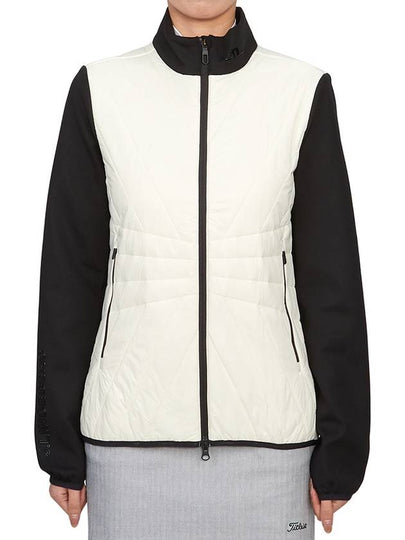 Women's Holma Quilt Hybrid Jacket Whisper White - J.LINDEBERG - BALAAN 2