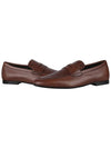 Men's Small Logo Leather Penny Loafer Brown - TOD'S - 3