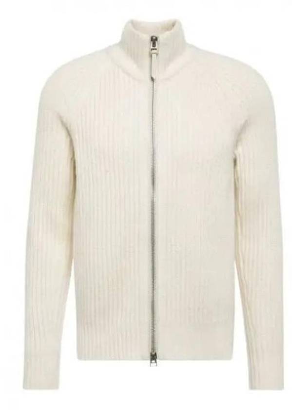 KZL011 YMW046F24 AW003 Rib Knit Wool Cashmere Cardigan - TOM FORD - BALAAN 2