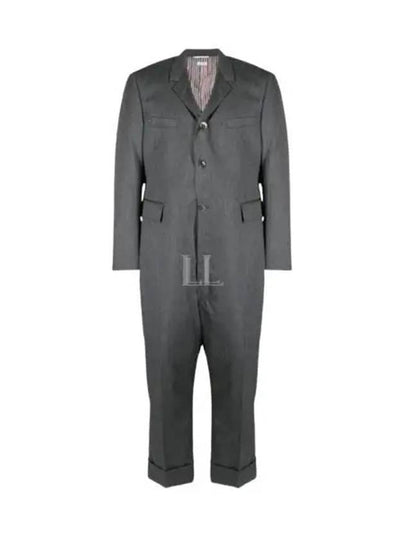 Men's Sports Coat Wool Jumpsuit Grey - THOM BROWNE - BALAAN 2