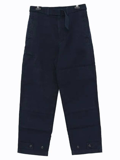 Military Belted Straight Pants Midnight Ink - LEMAIRE - BALAAN 2