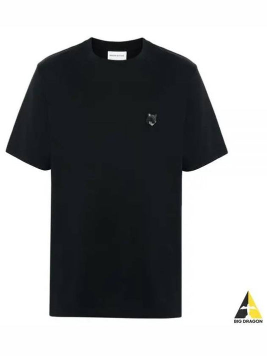 Bold Fox Head Patch Comfort Short Sleeve T-Shirt Black - MAISON KITSUNE - BALAAN 2