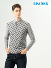 Men s Logo Pattern Long Sleeve Collar T Shirt SO3MTS104 - SPARKS - BALAAN 2