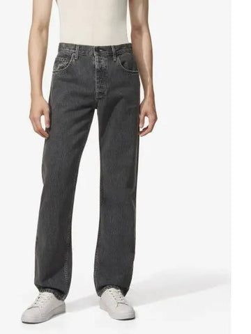 Helmut Lang Tapered 98 Classic Cut Denim Pants Washed Charcoal N07DM201AC9 - HELMUT LANG - BALAAN 1