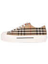 Vintage Check Cotton Sneakers Archive Beige - BURBERRY - BALAAN 6