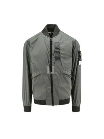 Skin Touch Nylon TC Primaloft Bomber Jacket Musk Green - STONE ISLAND - BALAAN 2