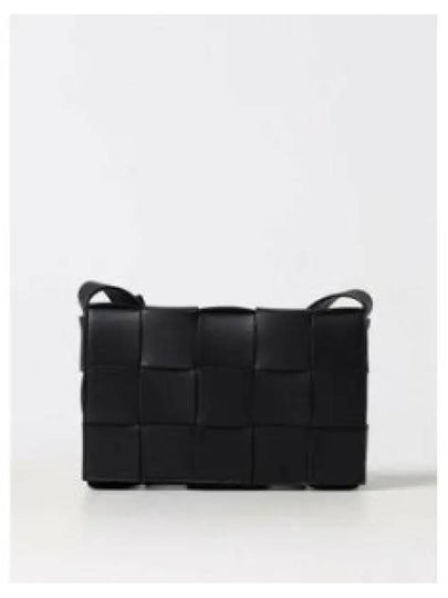 Intrecciato Cassette Cross Bag Black - BOTTEGA VENETA - BALAAN 2