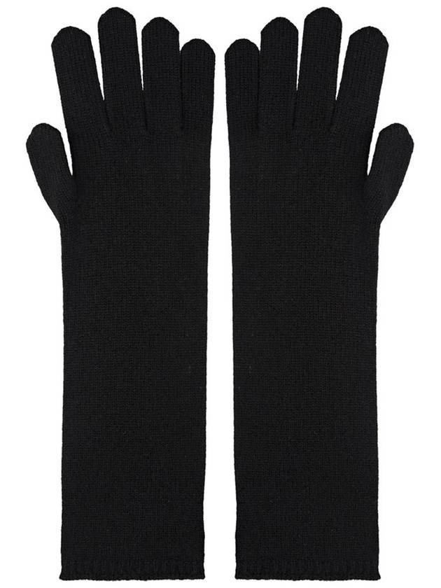 Max Mara Gloves Black - MAX MARA - BALAAN 1