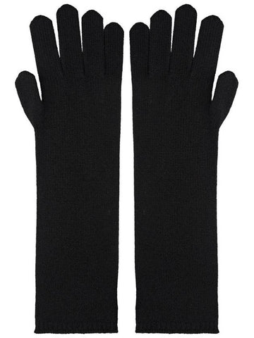 Max Mara Gloves Black - MAX MARA - BALAAN 1