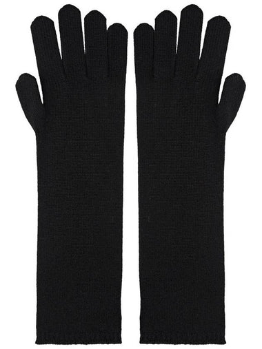 Max Mara Gloves Black - MAX MARA - BALAAN 1