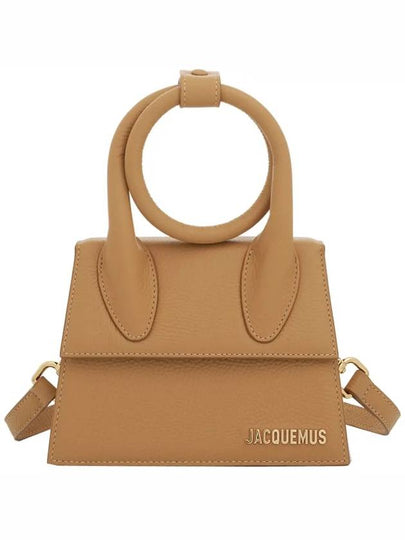 Le Chiquito Noeud Coiled Tote Bag Camel - JACQUEMUS - BALAAN 2