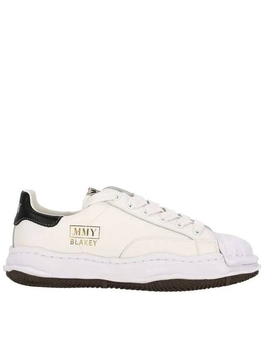 23FW Blakey OG sole leather low-top sneakers A06FW702 WHITE - MIHARA YASUHIRO - BALAAN 1