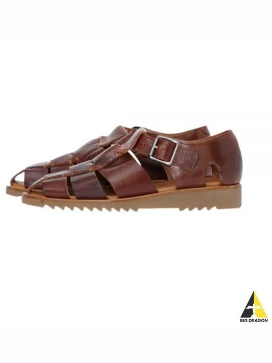 Pacific Buckle Gladiator Sandals Brown - PARABOOT - BALAAN 2