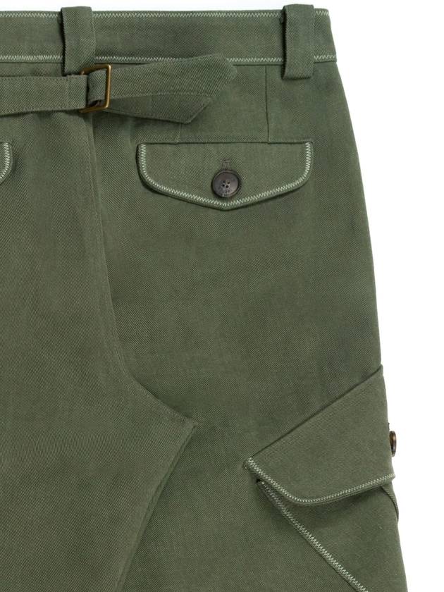 Country Road Cargo Pants Green I5WP01GR - IOEDLE - BALAAN 8