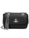 Biogreen Small Chain Shoulder Bag Black - VIVIENNE WESTWOOD - BALAAN 2