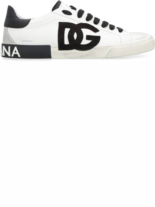 Portofino Vintage Sneakers White Black - DOLCE&GABBANA - BALAAN 3