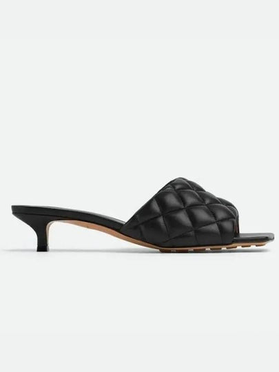 Padded Leather Mule Black - BOTTEGA VENETA - BALAAN 2