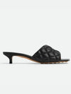 Padded Leather Mule Black - BOTTEGA VENETA - BALAAN 2