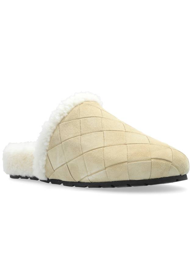 Bottega Veneta Slides Reggie, Women's, Cream - BOTTEGA VENETA - BALAAN 4