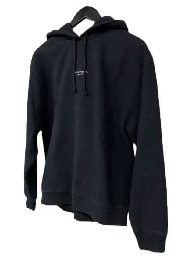 Reverse Logo Hooded Top Black - ACNE STUDIOS - BALAAN 3