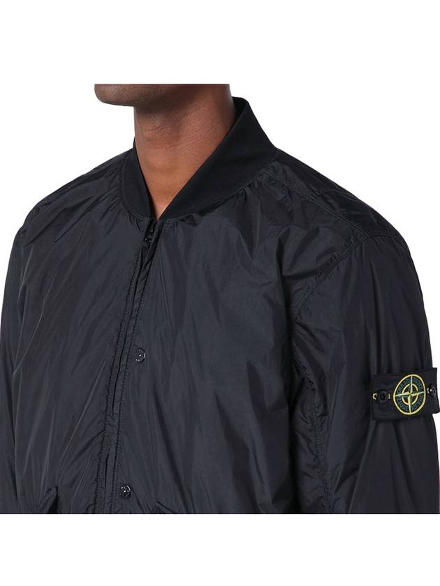 Reps R NY Bomber Jacket Black - STONE ISLAND - BALAAN 6