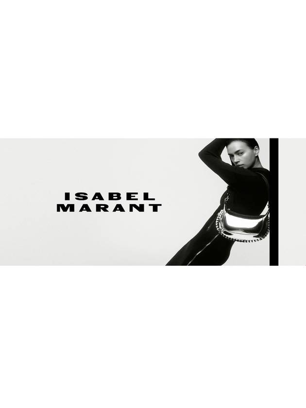 Isabel Marant Women's Marisanne Cotton Sweater Black Silver PU0053FA A1L59E BKSI - ISABEL MARANT ETOILE - BALAAN 5
