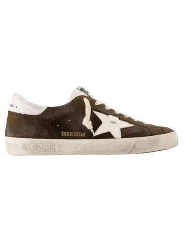 Superstar Suede Low Top Sneakers Brown - GOLDEN GOOSE - BALAAN 1