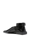 Pointed Toe Leather Flats Black - JIL SANDER - BALAAN 3