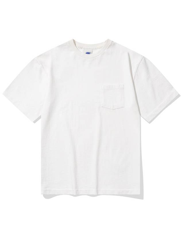 VINTAGE WASHED POCKET TEE OFfwHITE - CITYSTREET - BALAAN 1