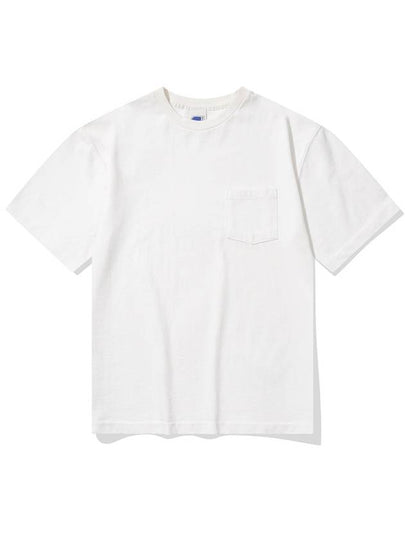 Vintage Washed Pocket Tee Off White - CITYSTREET - BALAAN 2