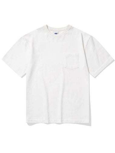 Vintage Washed Pocket Tee Off White - CITYSTREET - BALAAN 1