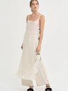 Melody Layered Ruffle Dress Cream - SORRY TOO MUCH LOVE - BALAAN 1