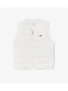 Women's Light Down Vest Offwhite - LACOSTE - BALAAN 2