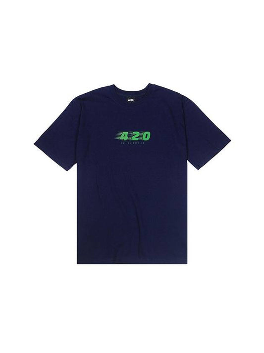 420 Logo T-Shirt Navy - FOREEDCLUB - BALAAN 2