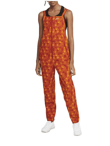 Design Crew Jumpsuit Orange - NIKE - BALAAN 1