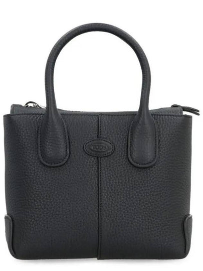 Di Leather Tote Bag Black - TOD'S - BALAAN 2