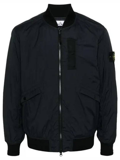 Skin Touch Nylon TC Primaloft Bomber Jacket Black - STONE ISLAND - BALAAN 2