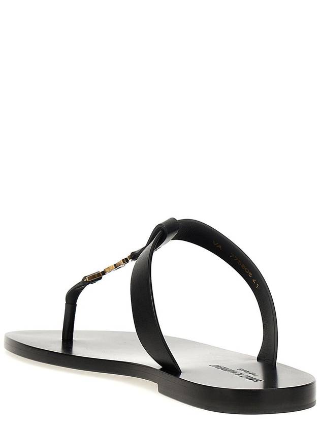 24 ss Leather Sandals 775806DWETT1000 B0651009624 - SAINT LAURENT - BALAAN 4