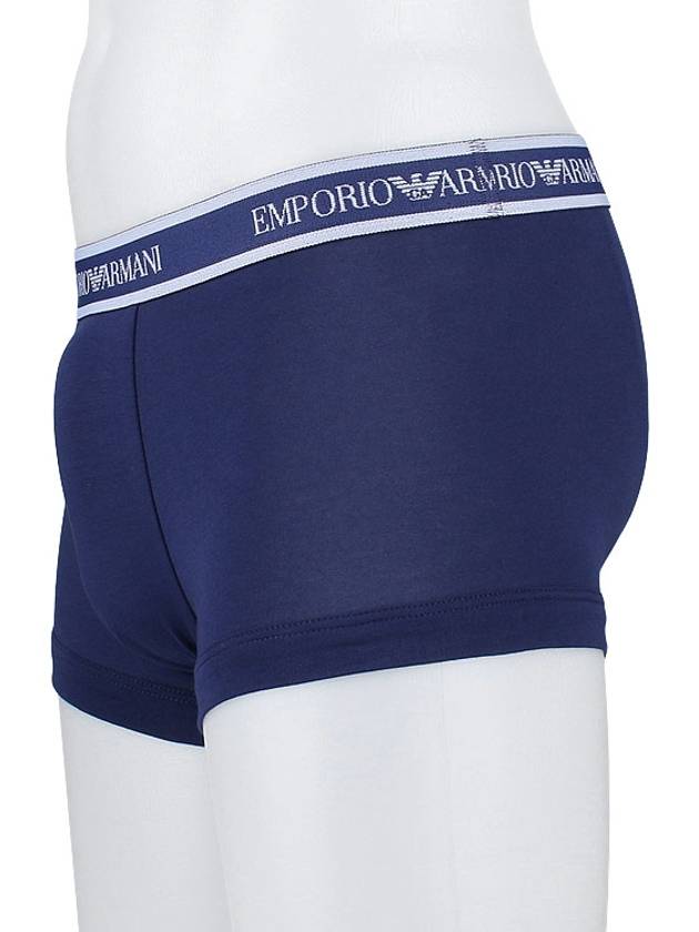 Boxer Trunks 2 Pack Briefs Blue - EMPORIO ARMANI - BALAAN 4