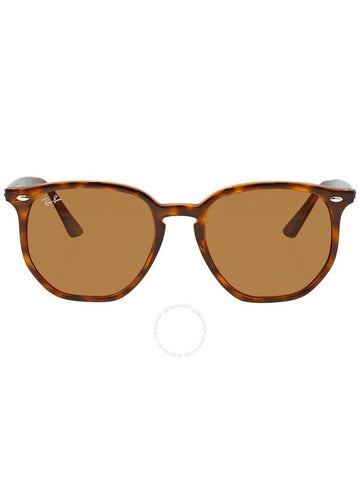 Ray Ban Brown Classic B-15 Hexagonal Unisex Sunglasses RB4306 710/73 54 - RAY-BAN - BALAAN 1