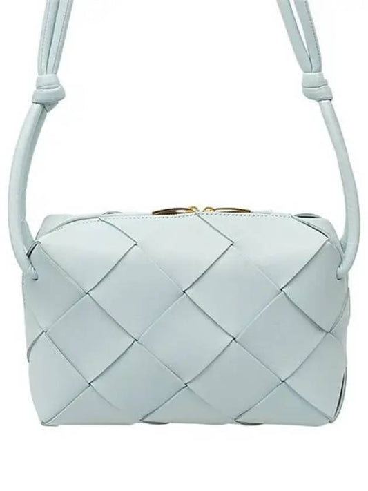 Cassette Intrecciato Small Cross Bag Light Blue - BOTTEGA VENETA - BALAAN 2