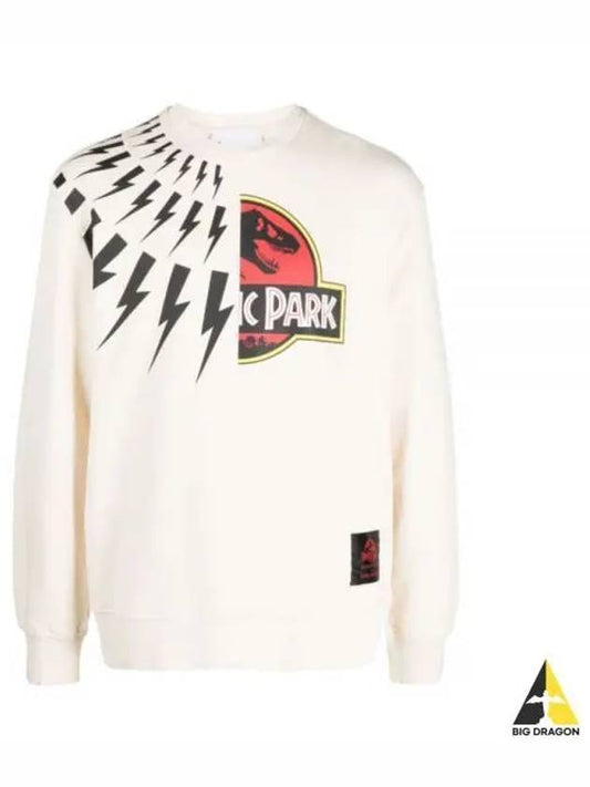 Jurassic Park Sweatshirt Ivory - NEIL BARRETT - BALAAN 2