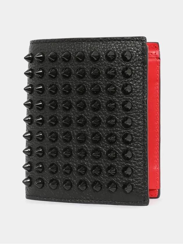 Pharos Spike Half-Wallet Black - CHRISTIAN LOUBOUTIN - BALAAN 4