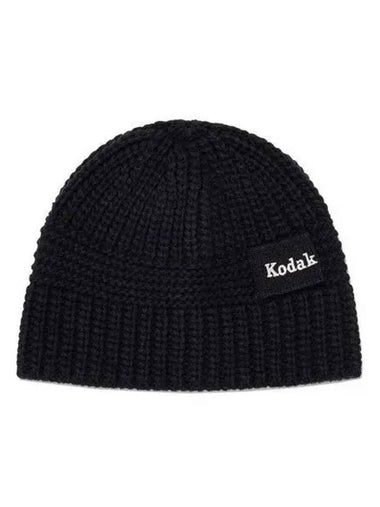 KODAK lettering knit bucket hat BLACK - KODO - BALAAN 1