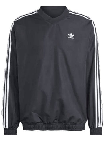 Adicolor Woven Crewneck Windbreaker Black - ADIDAS - BALAAN 1