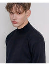 Soft half turtleneck knit black - INDUST - BALAAN 3