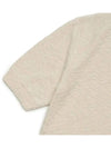 Nostalgic Boucle Knit Polo Shirt Off White - MAISON MARGIELA - BALAAN 5